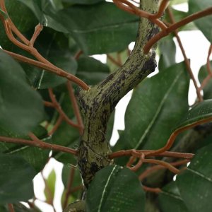 vidaXL Sztuczne drzewo Ficus 480 liści 130 cm zielone 2