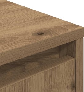 vidaXL Szafka RTV z oświetleniem LED Dąb Artisan 193,5x41x50 cm 10