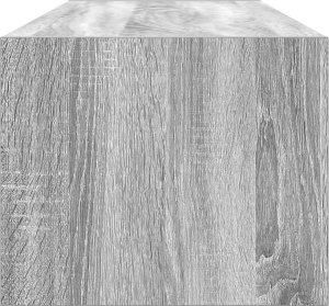 vidaXL Szafki RTV 2 szt. Szary Sonoma 100x31x25,5 cm Drewno klejone 8