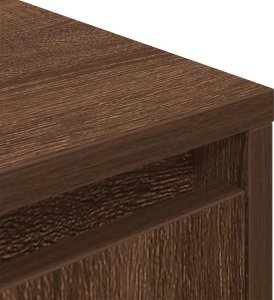 vidaXL Szafka RTV z oświetleniem LED Brązowy Dąb 100x41x50 cm 10