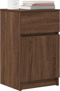 vidaXL Szafki nocne 2 szt. Brązowy dąb 39x35x65 cm Drewno klejone 4