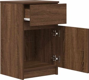 vidaXL Szafki nocne 2 szt. Brązowy dąb 39x35x65 cm Drewno klejone 6