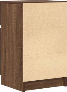 vidaXL Szafki nocne 2 szt. Brązowy dąb 39x35x65 cm Drewno klejone 9