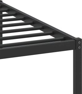 vidaXL Rama łóżka bez materaca dąb wędzony 193x203 cm Drewno klejone 10