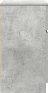 vidaXL Szafka nocna Beton Szary 39x35x65 cm Drewno klejone 7