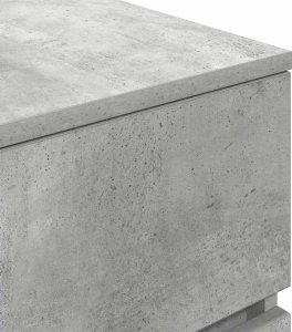 vidaXL Szafka nocna Beton Szary 39x35x65 cm Drewno klejone 10