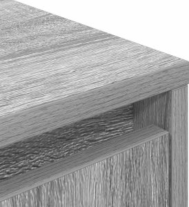 vidaXL Szafka RTV z oświetleniem LED Szara Sonoma 100x41x50 cm 10