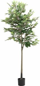 vidaXL Sztuczne drzewo Ficus 756 liści 170 cm zielone 1