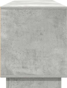 vidaXL Szafka RTV z oświetleniem LED Beton Szary 193,5x41x50 cm 8