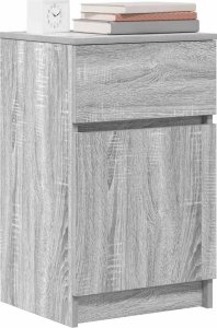 vidaXL Szafki nocne 2 szt. Szary Sonoma 39x35x65 cm Drewno klejone 4