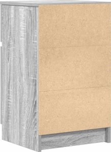 vidaXL Szafki nocne 2 szt. Szary Sonoma 39x35x65 cm Drewno klejone 9