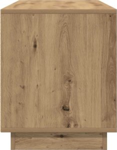vidaXL Szafka RTV z oświetleniem LED Dąb Artisan 100x41x50 cm 8