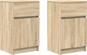 vidaXL Szafki nocne 2 szt. Dąb Sonoma 39x35x65 cm Drewno klejone 2