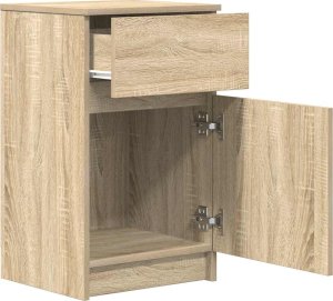 vidaXL Szafki nocne 2 szt. Dąb Sonoma 39x35x65 cm Drewno klejone 6