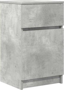vidaXL Szafki nocne 2 szt. Beton Szary 39x35x65 cm Drewno klejone 5