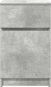 vidaXL Szafki nocne 2 szt. Beton Szary 39x35x65 cm Drewno klejone 7
