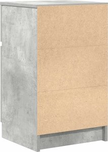 vidaXL Szafki nocne 2 szt. Beton Szary 39x35x65 cm Drewno klejone 9