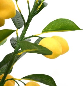 vidaXL Sztuczne drzewo cytrynowe 136 liści 120 cm zielone 4