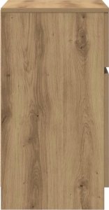 vidaXL Szafki nocne 2 szt. Dąb rzemieślniczy 39x35x65 cm 8