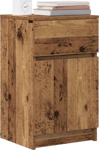 vidaXL Szafki nocne 2 szt. Stare drewno 39x35x65 cm Drewno klejone 4