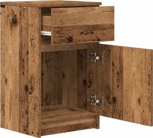 vidaXL Szafki nocne 2 szt. Stare drewno 39x35x65 cm Drewno klejone 6