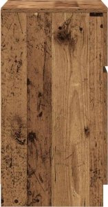 vidaXL Szafki nocne 2 szt. Stare drewno 39x35x65 cm Drewno klejone 8