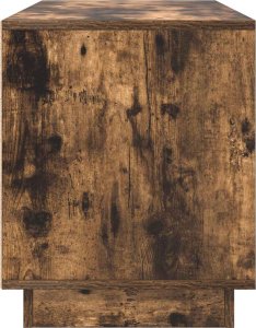 vidaXL Szafka RTV z oświetleniem LED Dąb wędzony 100x41x50 cm 8