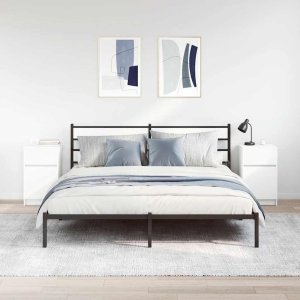 vidaXL Szafki nocne 2 szt. Białe 39x35x65 cm Drewno klejone 3