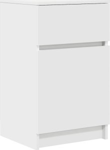 vidaXL Szafki nocne 2 szt. Białe 39x35x65 cm Drewno klejone 5