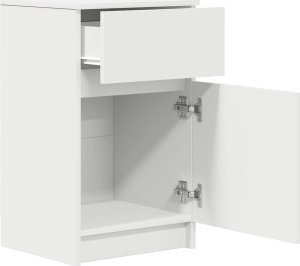 vidaXL Szafki nocne 2 szt. Białe 39x35x65 cm Drewno klejone 6