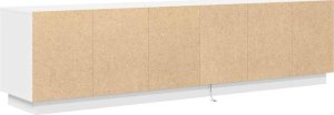 vidaXL Szafka RTV z oświetleniem LED Biała 193,5x41x50 cm 9