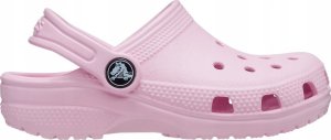 Chodaki sandały klapki dla dzieci Crocs Kids Toddler Classic Clog różowe 206990 6GD 23-24 1