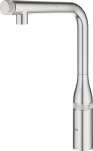GROHE Essence Smart Control, Pull-out, Stainless steel, Digital, Single, 140° 2