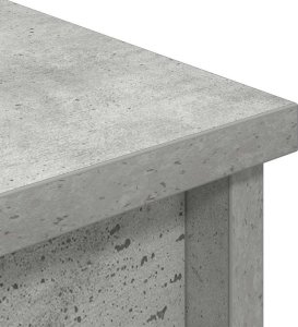 vidaXL Komoda betonowa szara 37,5x35x180 cm Drewno klejone 9