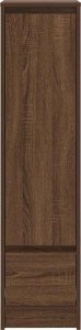 vidaXL Komoda Brązowy Dąb 29,5x34x119,5 cm Drewno klejone 6