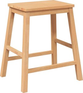 vidaXL Krzesła barowe 2 szt. lite drewno guma 7