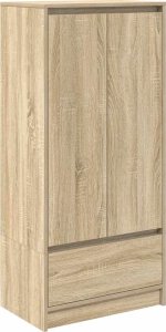 vidaXL Szafka z szufladą Dąb Sonoma 55,5x34x119,5 cm Drewno klejone 2