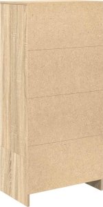 vidaXL Szafka z szufladą Dąb Sonoma 55,5x34x119,5 cm Drewno klejone 8
