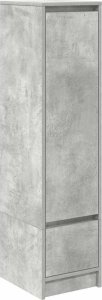 vidaXL Komoda betonowa szara 29,5x34x119,5 cm Drewno klejone 2
