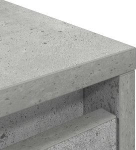 vidaXL Komoda betonowa szara 29,5x34x119,5 cm Drewno klejone 10