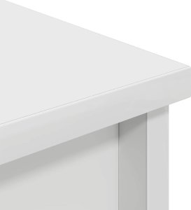 vidaXL Komoda biała 37,5x35x180 cm Drewno klejone 9