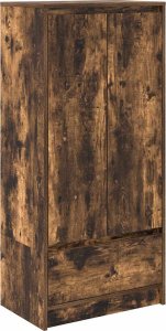 vidaXL Szafka z szufladą Dąb wędzony 55,5x34x119,5 cm Drewno klejone 2