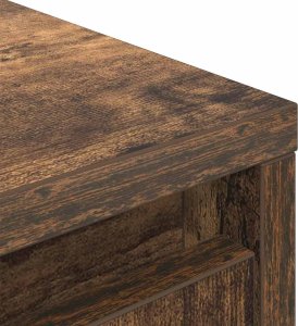 vidaXL Szafka z szufladą Dąb wędzony 55,5x34x119,5 cm Drewno klejone 9