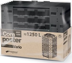 Prosperplast Kompostownik Czarny Compogreen Vario Ikst1250C-S411 2