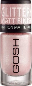 Gosh, Glittery, Matt Finish, Nail Polish, 06, Soft Pink, 8 ml For Women 3