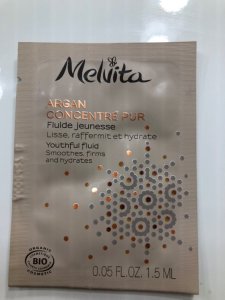 Melvita, Argan Concentre Pur, Argan Oil & Argan Pulp Extract, Smoothes/Firms & Hydrates, Day, Fluid, For Face, 1.5 ml *Sample For Women 1