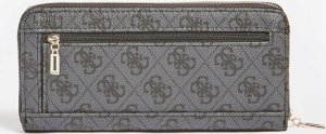 Guess, Vikky Zip Around, Textile Wallet, SWSG6995460, Black, For Women For Women 12