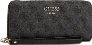 Guess, Vikky Zip Around, Textile Wallet, SWSG6995460, Black, For Women For Women 14
