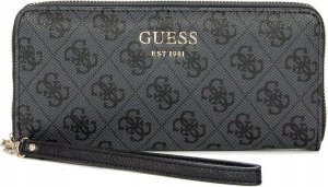 Guess, Vikky Zip Around, Textile Wallet, SWSG6995460, Black, For Women For Women 2