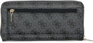 Guess, Vikky Zip Around, Textile Wallet, SWSG6995460, Black, For Women For Women 3
